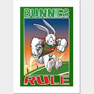 South Sydney Rabbitohs - BUNNIES RULE! Posters and Art